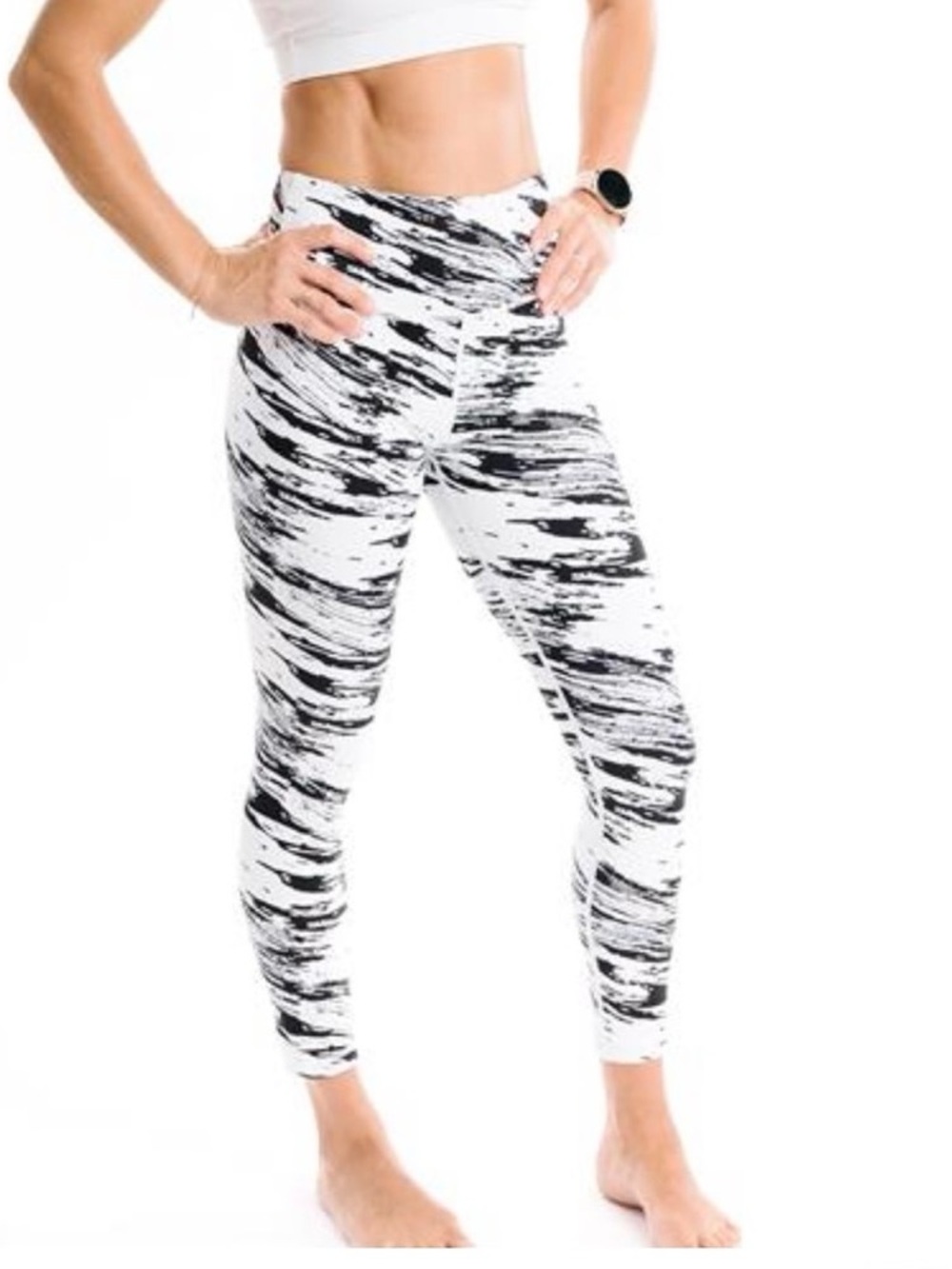 ZYIA White Radical Light n Tight Hi-Rise 7/8 24"